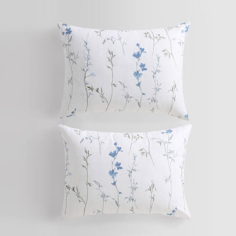 Calvin Klein Wildflower Beige Reversible Cotton Comforter Set