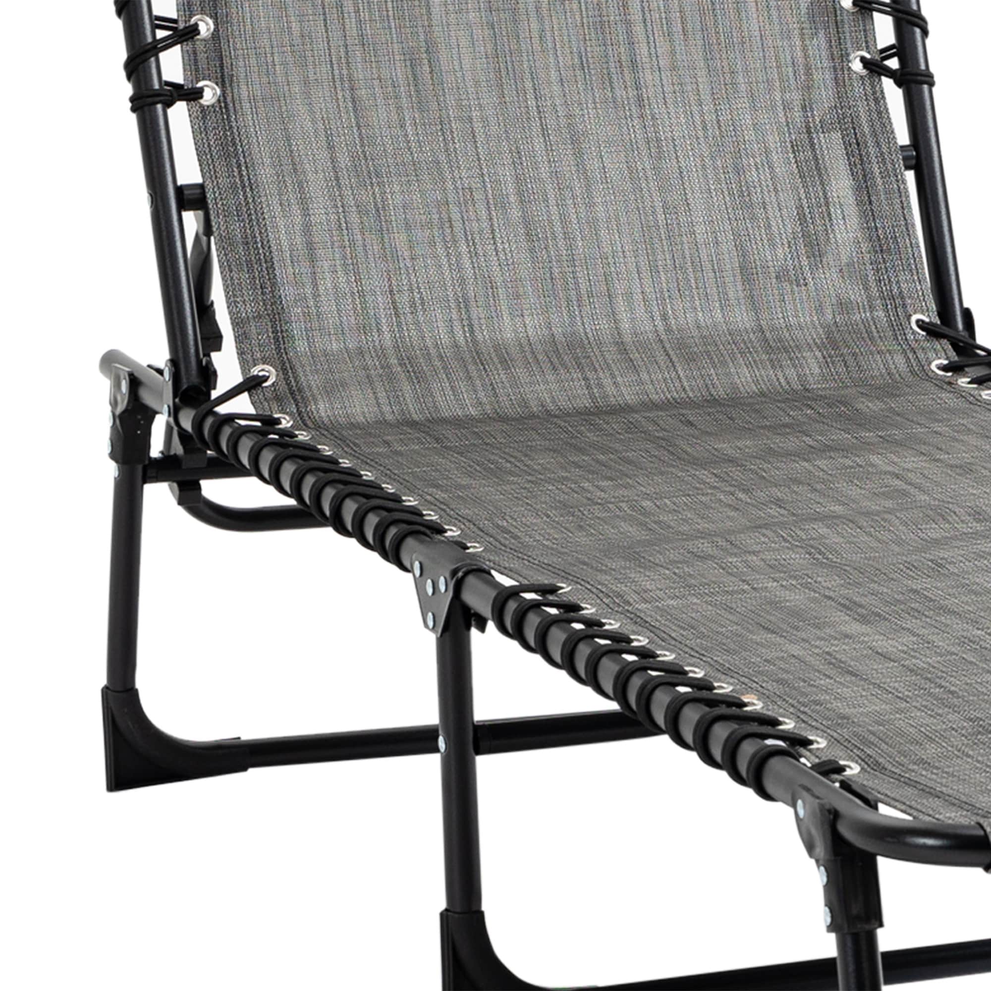 Grey reclining hotsell sun lounger