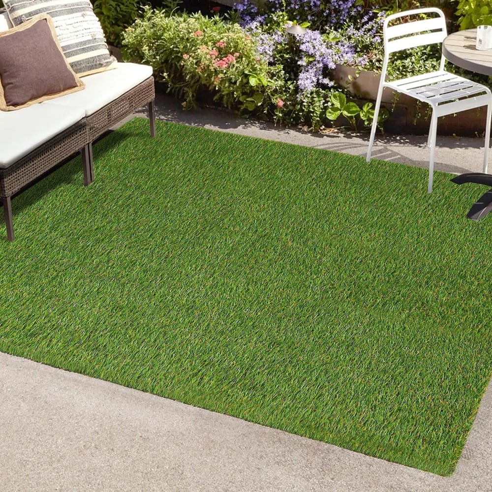 Superior Artificial Grass Lawn Turf Indoor Outdoor Area Rug