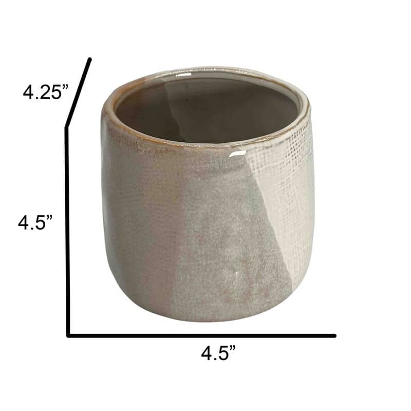 4.5 inch Ceramic Flower Pot