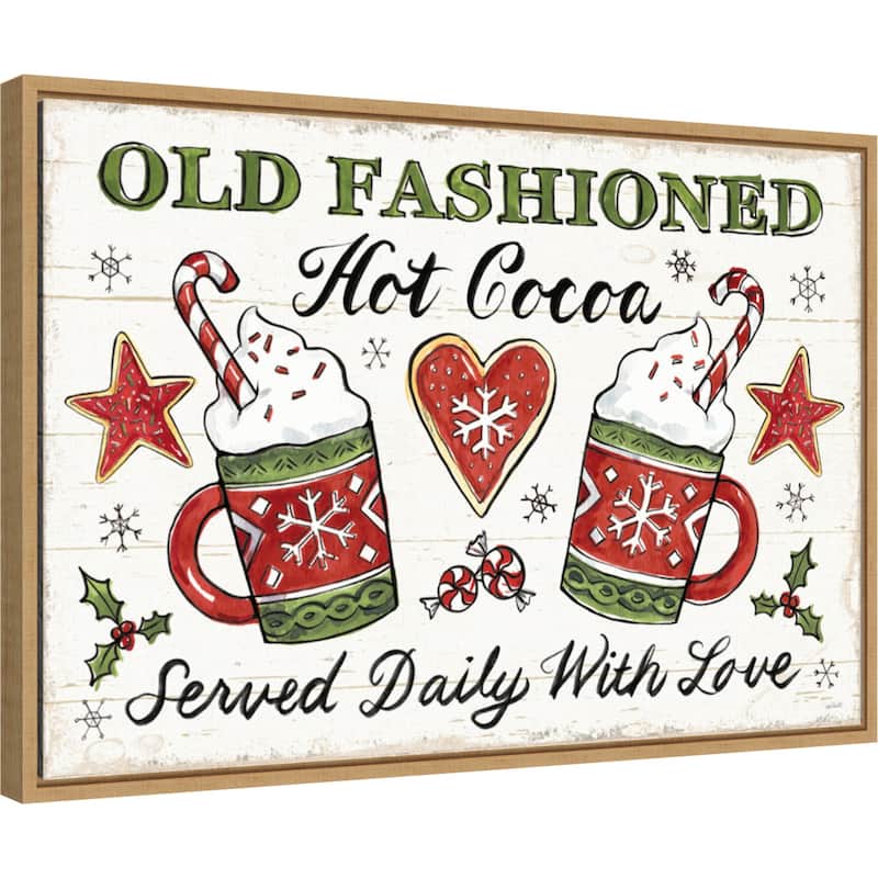 Christmas Treats I by Anne Tavoletti Framed Canvas Wall Art