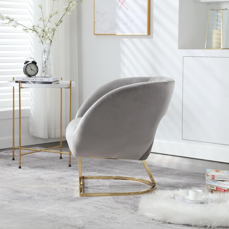 Upholstered Tufted Living Room Chair