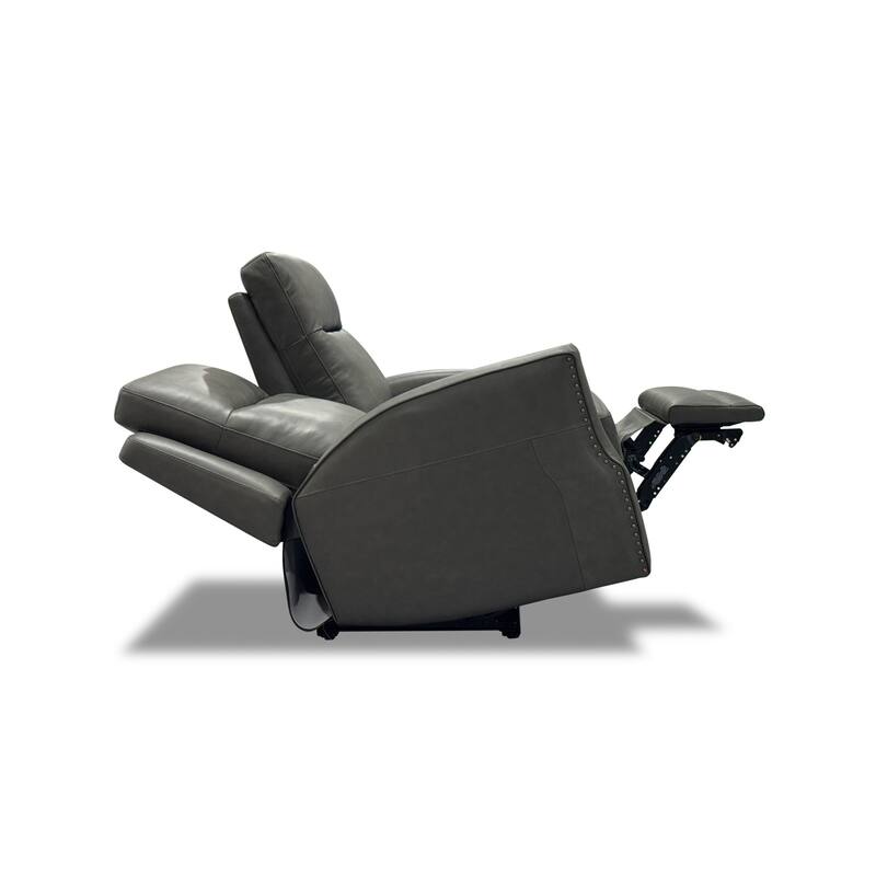 Maxwellton Cedar Power Reclining Loveseat with Power Headrests and Lumbar by Flexsteel - 56" x 42" x 39"