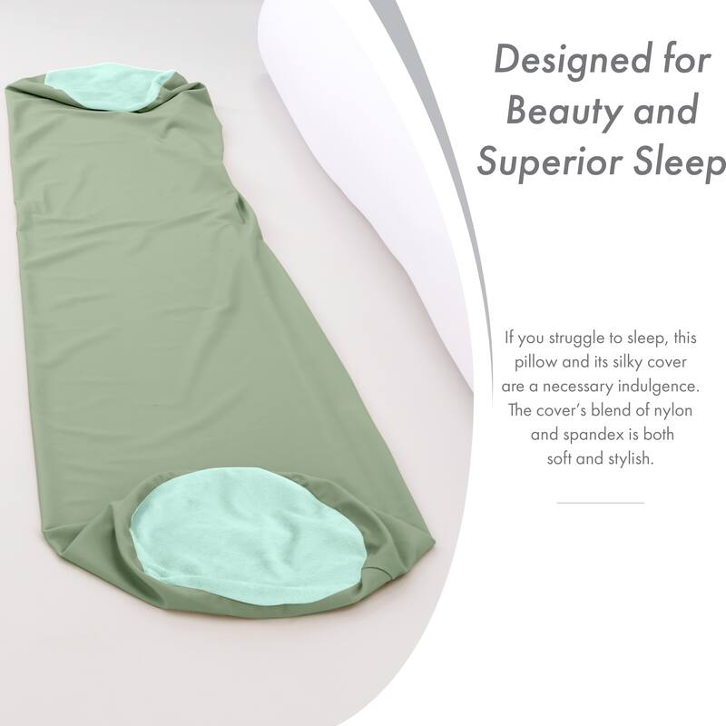 Straight Body Pillow, Premium Microbead,Side Sleeping / Pregnant Women
