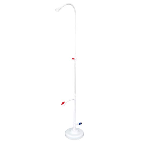 slide 2 of 6, Standard Poolside Swimming Pool Shower with Foot Wash Spigot - 86" - White