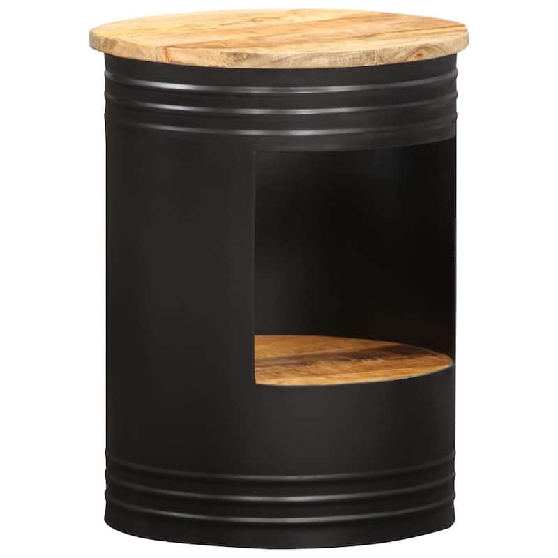 vidaXL Coffee Table 16.9"x21.7" Solid Mango Wood
