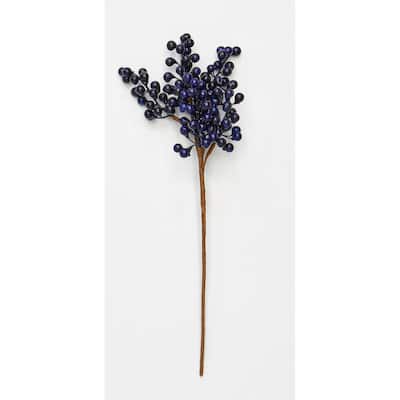 13" Weatherproof Berry Pick, Blue, Set of 3