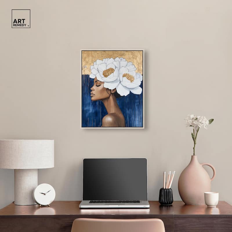 Floral Goddess II Canvas by Art Remedy