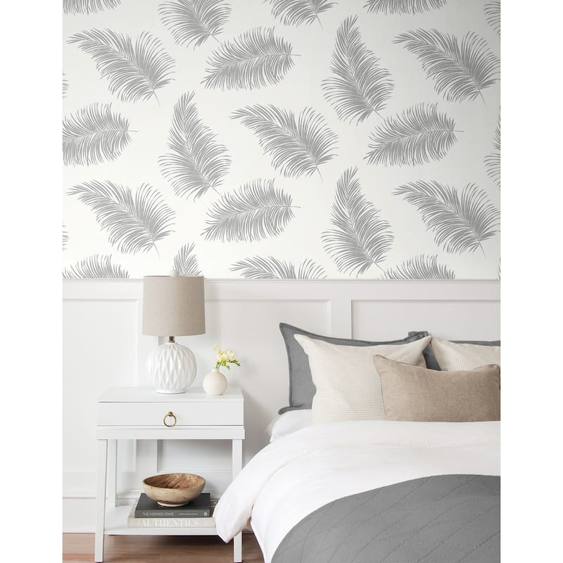 Luxe Haven Tossed Palm Peel and Stick Wallpaper