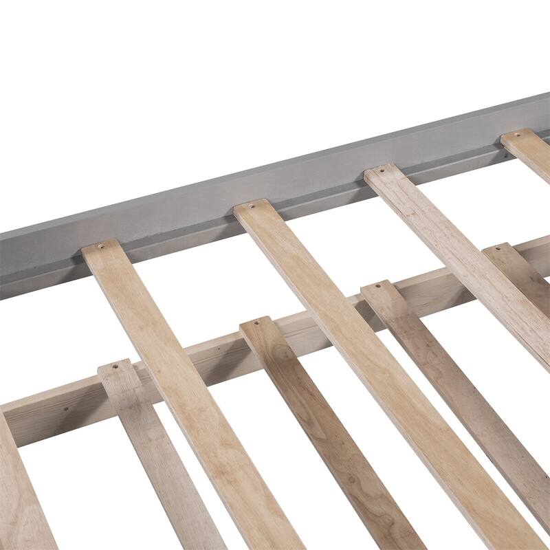 Merax Wood Daybed with Twin Trundle, Drawers