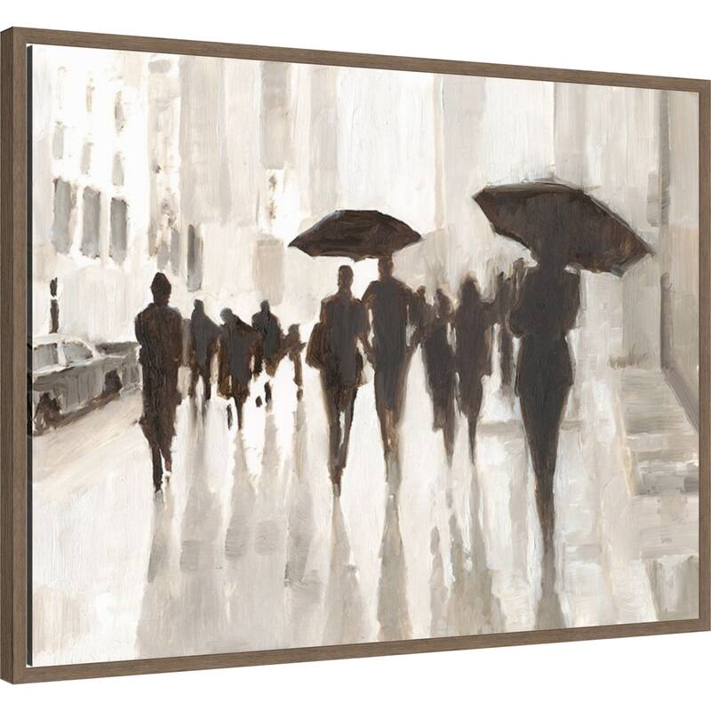 Clearing Rain by Ethan Harper (30 x 23 in.), Framed Canvas Wall Art Print