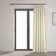 preview thumbnail 20 of 42, Exclusive Fabrics Solid Faux Dupioni Pleated Blackout Curtain Panel