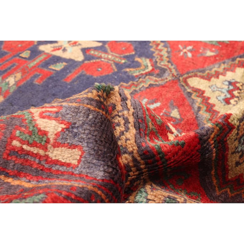 ECARPETGALLERY Hand-knotted Andelz Red Wool Rug - 4'3 x 6'8