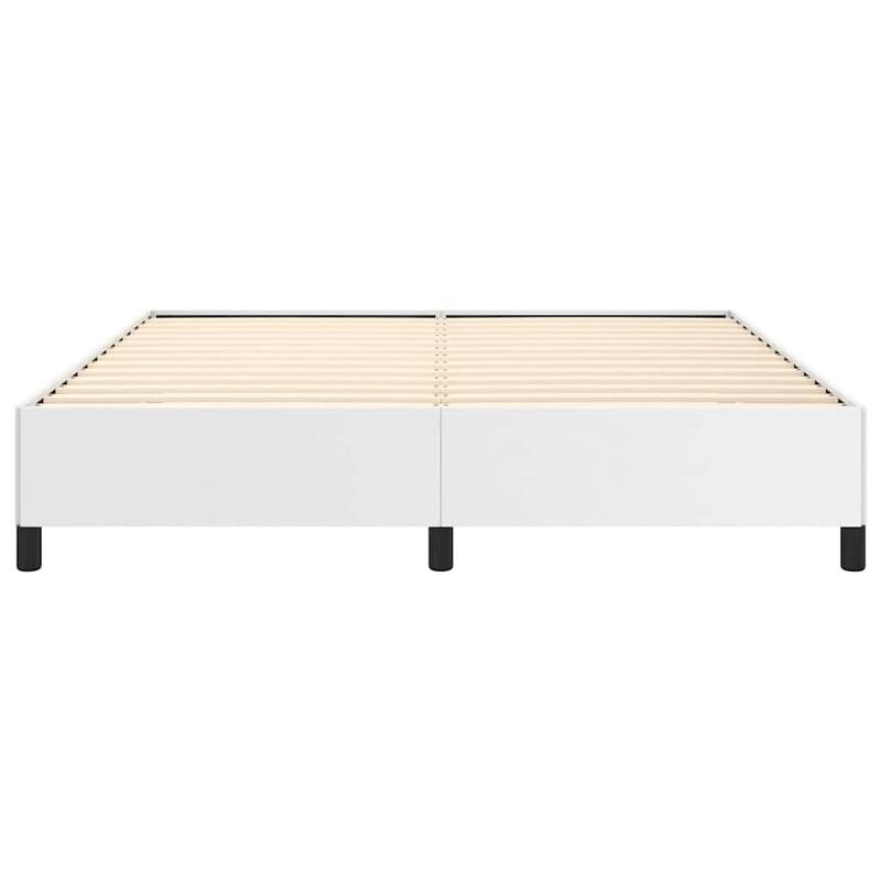 vidaXL Bed Frame, Faux Leather, No Mattress