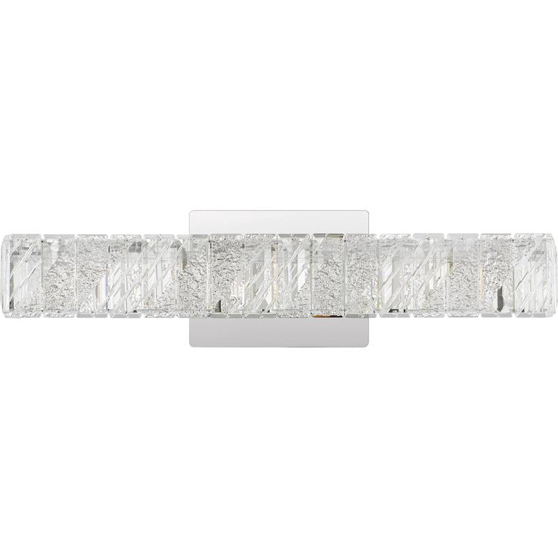 Garcelle Integrated LED Polished Chrome Bath Light