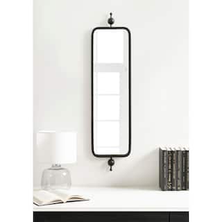 Kate and Laurel Kasota Slim Rectangle Mirror Metal