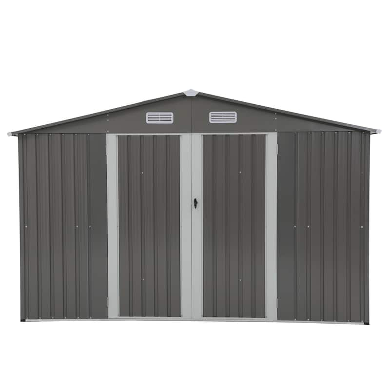 8' x 10' Outdoor Metal Storage Shed