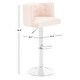 preview thumbnail 13 of 28, SAFAVIEH Couture Zayna Adjustable Barstool. - 21.3"x22.1"x44.1"