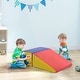 preview thumbnail 9 of 8, Soozier 2 Piece Climb and Crawl Activity Play Set Soft Secure Foam Playset for Toddler - Mlticolor