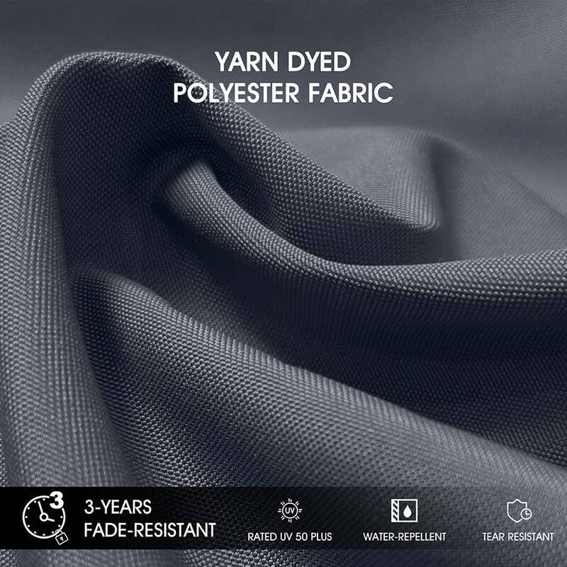 PURPLE LEAF 10 ft Double Top Round Windproof Offset Hanging Patio Umbrella