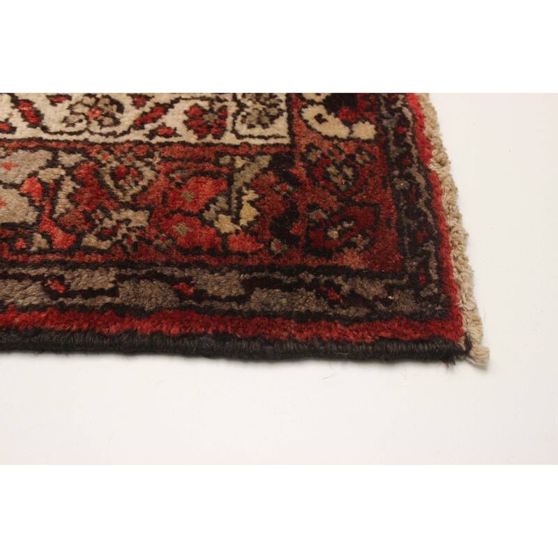 ECARPETGALLERY Hand-knotted Anadol Red Wool Rug - 3'5 x 10'1