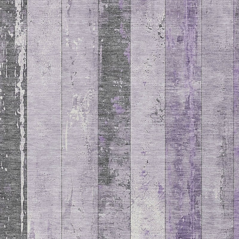HomeRoots Striped Transitional Rectangle Outdoor Rug
