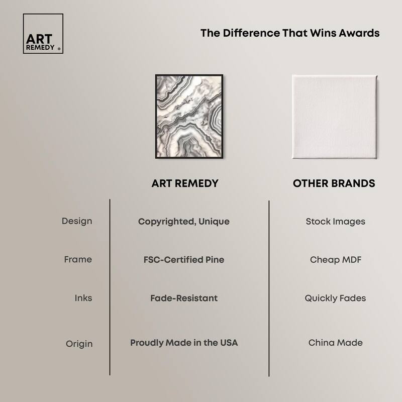 Silvered Sediment Canvas by Art Remedy