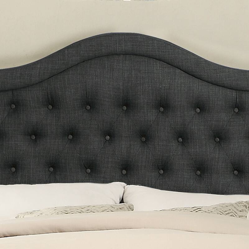 Moser Bay Adella Linen Tufted Upholstered Queen Size Bed Frame
