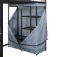 preview thumbnail 47 of 78, Modern Loft Bed with Desk & Wardrobe, Metal Loft Bed Frame with Shelves, USB Power Outlet, LED Light, for Kids Teens Adults