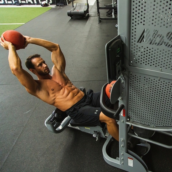 Abdominal clearance exercise machine