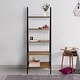 preview thumbnail 7 of 29, Porch & Den Peterson 5-shelf Ladder Bookcase Rustic Brown / Black