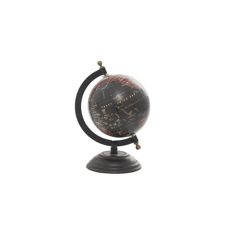 Mango Wood Globe - Cream or Black - Roche River Decor