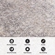 preview thumbnail 27 of 76, Vintage Washable Rug – Low Pile with Subtle Pattern, Perfect for Neutral Spaces in Living Room, Entryway, or Bedroom