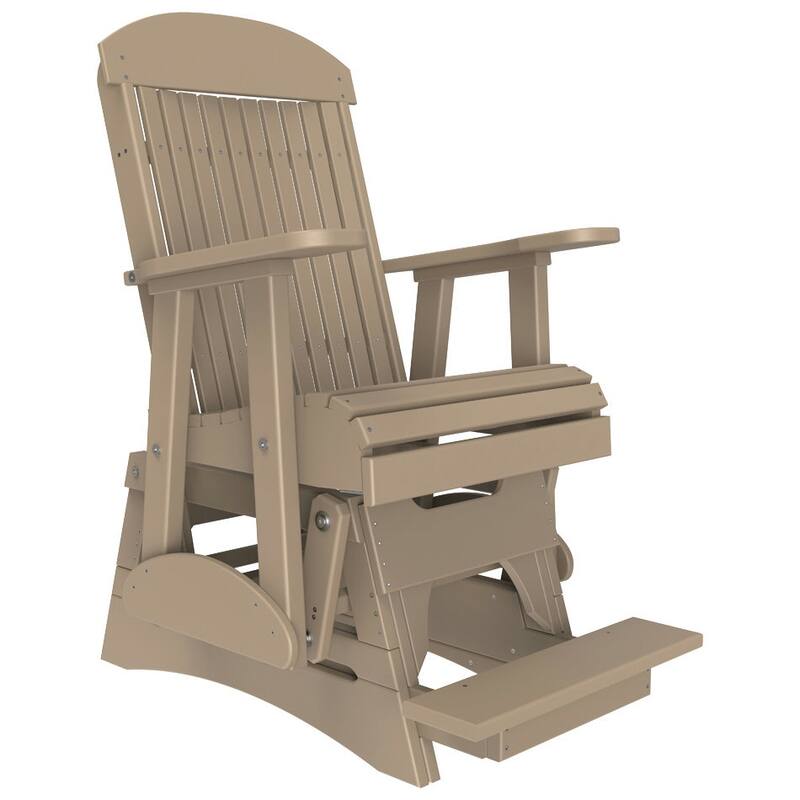 Outdoor All-Weather Poly Lumber Classic Balcony Glider
