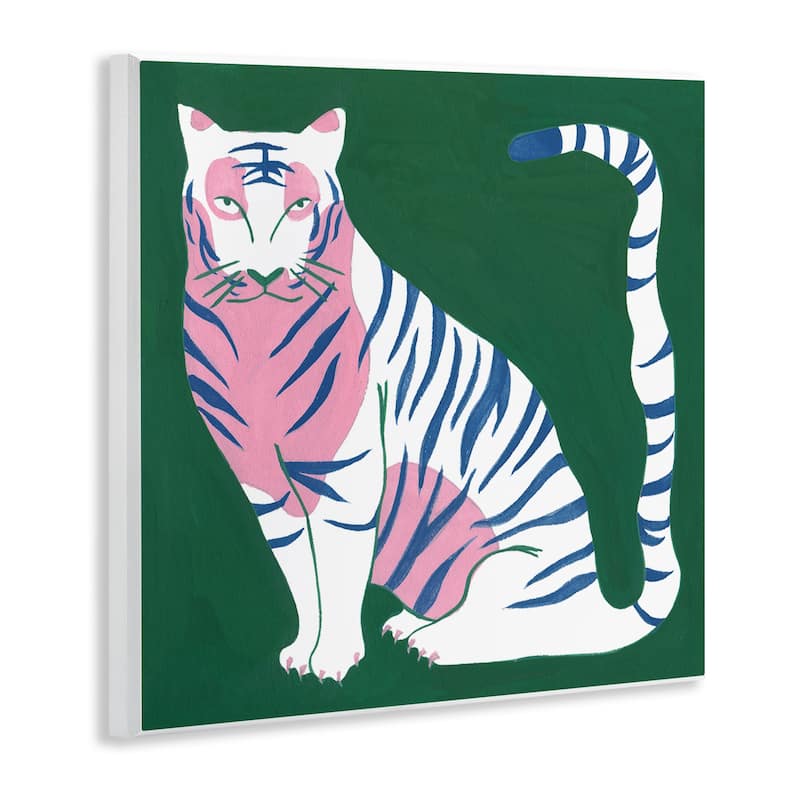 Stupell Fierce Modern Tiger Wall Plaque Art Design By Melissa Wang