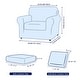 preview thumbnail 2 of 63, Subrtex 3-Piece Stretch Armchair Slipcover Sets with 1 Backrest Cushion Covers and 1 Seat Cushion Covers