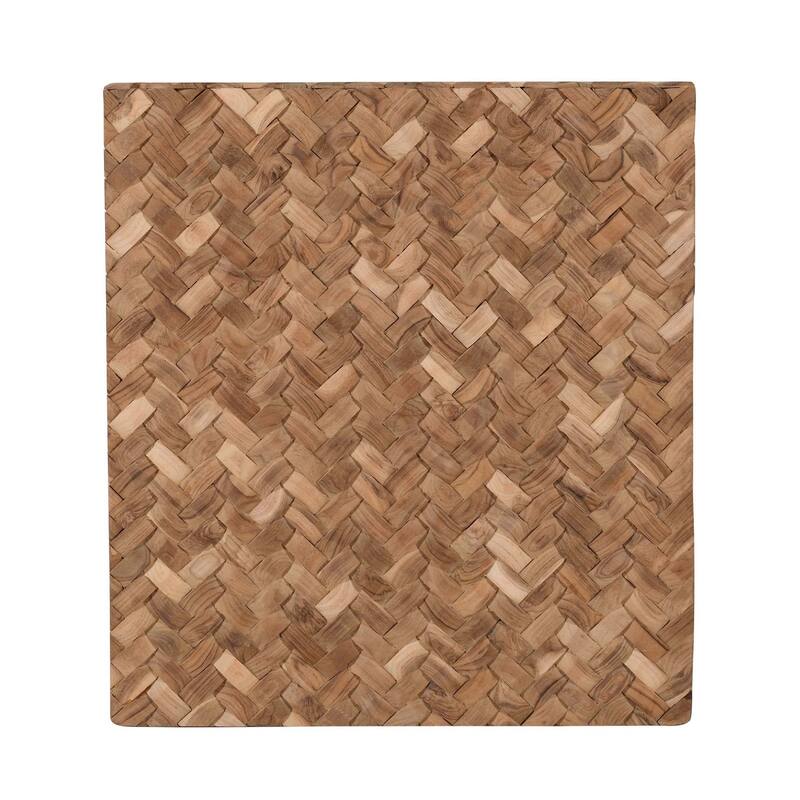 Natural Weave Square Side Table