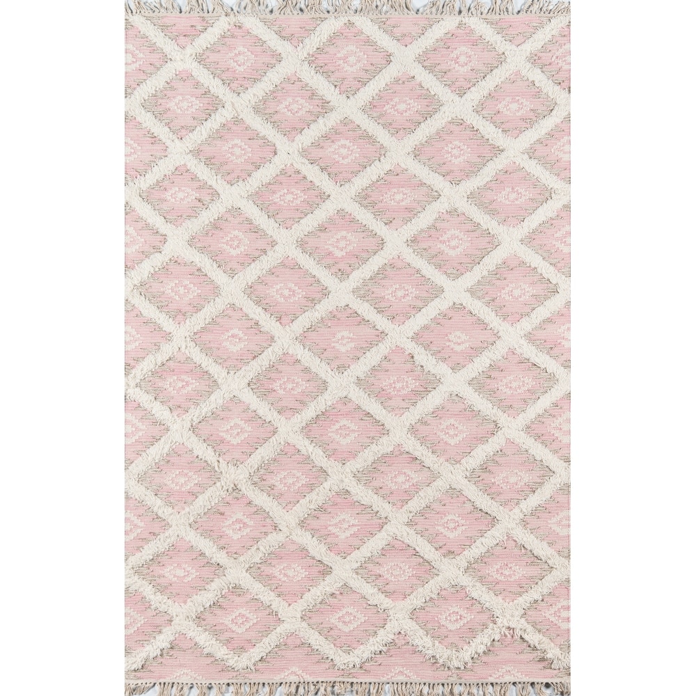 Momeni Harper Hand-woven Trellis Pattern Wool Contemporary Area Rug