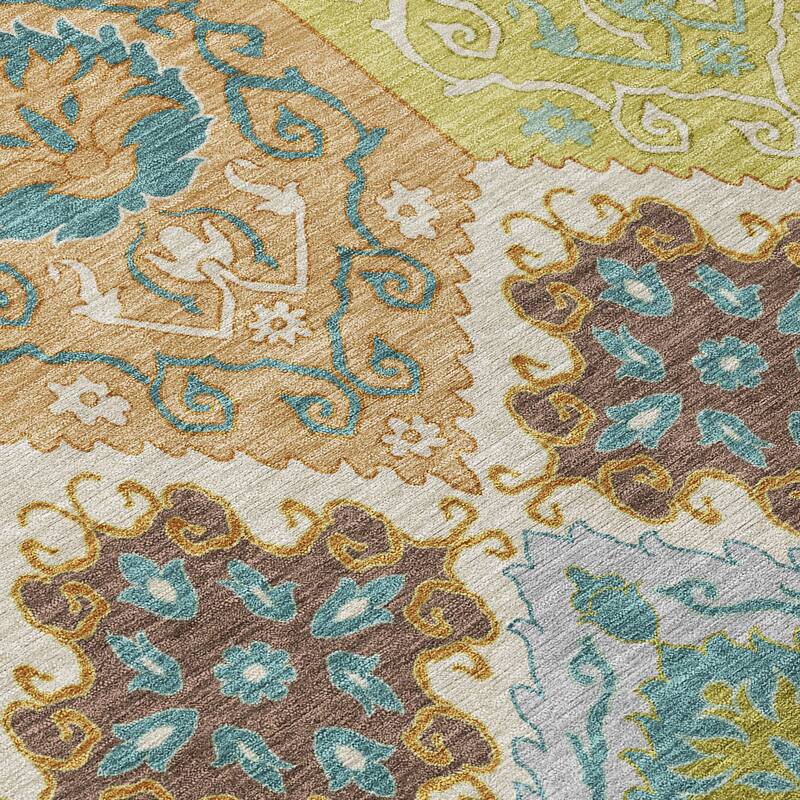 Machine Washable Indoor/ Outdoor Global Bayfield Chantille Rug