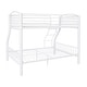 preview thumbnail 9 of 11, Linon Carlisle Twin Over Full Pewter Bunk Bed
