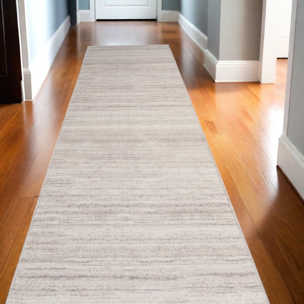 Gilo Power Loomed Abstract Modern Low Pile Area Rug By HomeRoots - 120' X '26' X '0.25