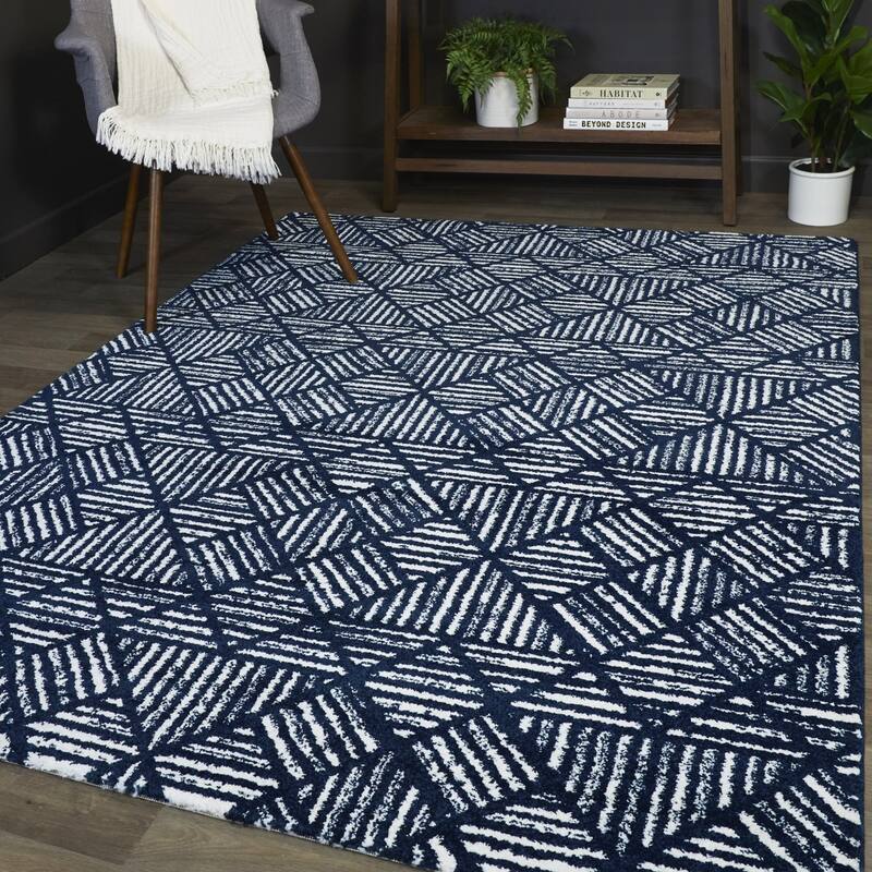 Frederic Contemporary Geometric Area Rug