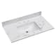 Option 37 in. top with middle sink