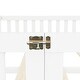 preview thumbnail 13 of 12, White Queen Floor Bed with Guardrails & Door - Ideal for Kids