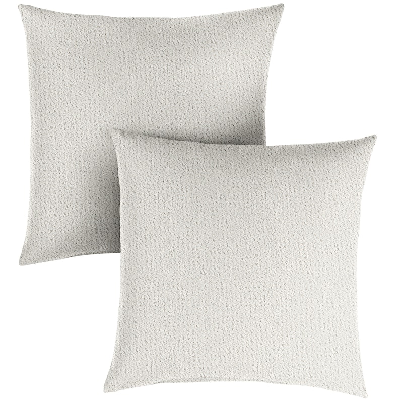 Sorra Home Outdoor Boucle Pillow Set of 2