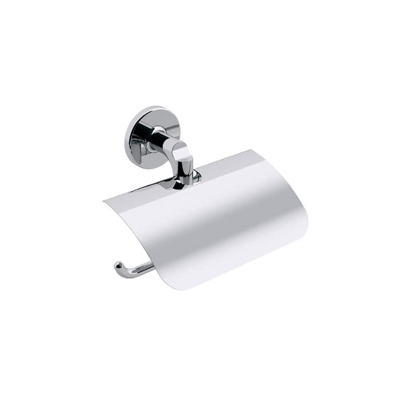 WS Bath Collections Sbeca Wall Mounted Toilet Paper Holder - Polished Chrome