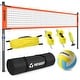 preview thumbnail 1 of 5, Portable Volleyball Net Set System for Backyard 32' L x 3' H