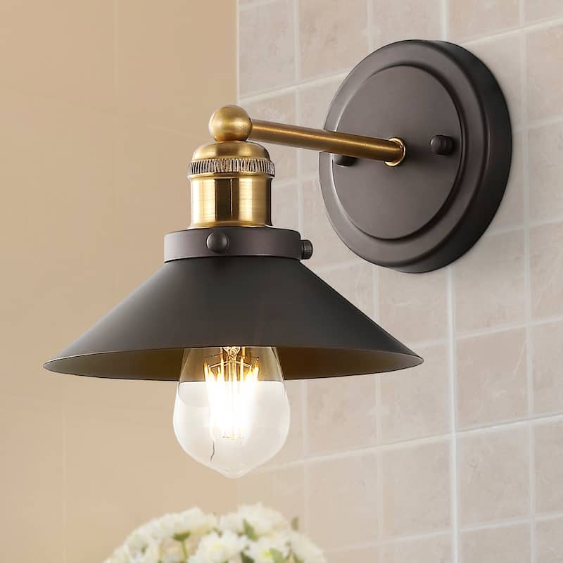 Florence Metal Shade Sconce, by JONATHAN Y