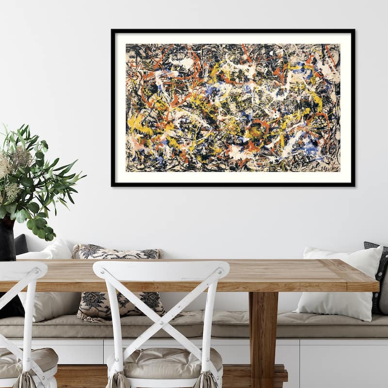 Convergence by Jackson Pollock Framed Art Print