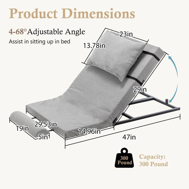 Safe Lift Electric Bed Backrest for Elderly, Pregnancy & Recovery